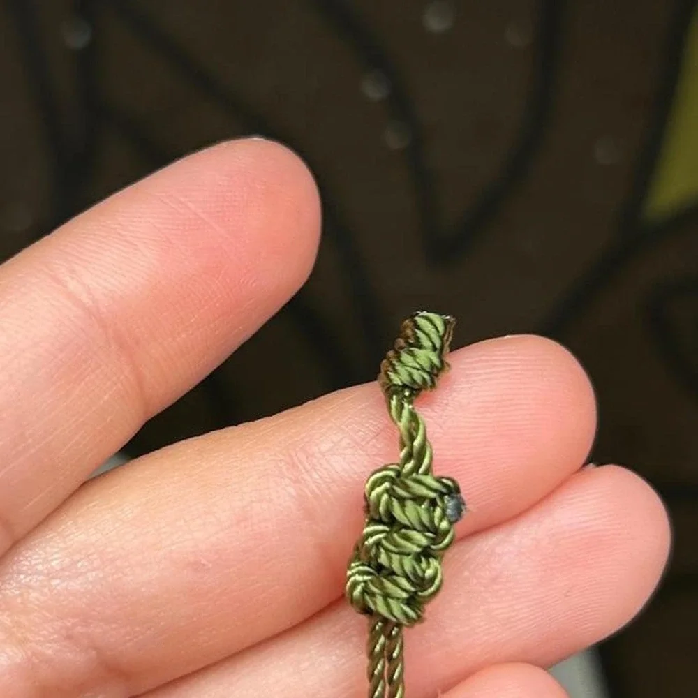 Spiral handmade wire necklace pendant boho earthy sage green fairycore cottage